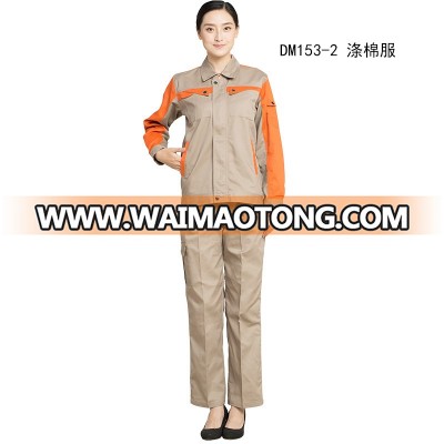 Spring and Autumn Wear-resistant fashion long sleeve factory work clothes for women and men